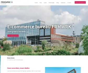FRMWRK.nl(E-commerce bureau FRMWRK) Screenshot