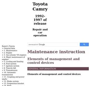 FRNDL.ru(Repair and Toyota Camry car operation//Kamri's Toyota of/) Screenshot