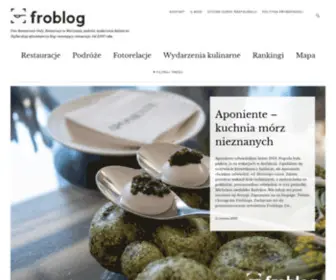 Froblog.pl(Blog kulturalno) Screenshot