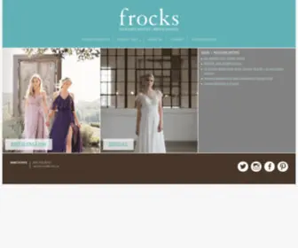 Frocks.ca(Frocks Modern Brides & Bridesmaids) Screenshot