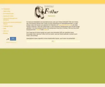 Frodur.de(Fróður) Screenshot