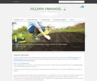 Froehandel.dk(Jyllands Frøhandel) Screenshot