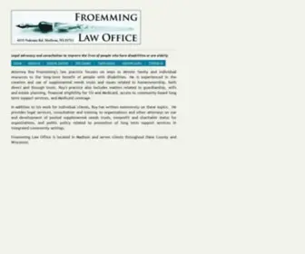 Froemminglaw.com(Froemming Law Office) Screenshot