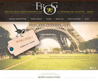 Frogapc.com(French Language Instruction & Trips) Screenshot