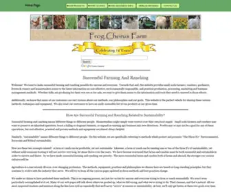 Frogchorusfarm.com(Successful Farming and Ranching) Screenshot