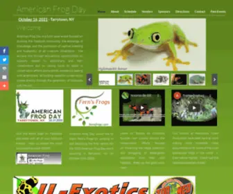Frogday.org(Join us for the annual American Frog Day fundraiser for conservation event.to protect poison dart frogs and amphibians) Screenshot
