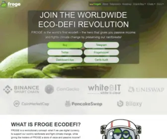 Frogefinance.com(Froge Finance) Screenshot