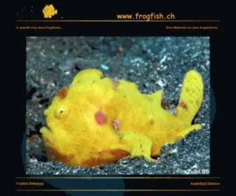 Frogfish.ch(Index to Zubis Frogfish pages) Screenshot