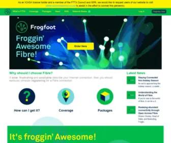 Frogfoot.co.za(Frogfoot Networks) Screenshot