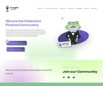 Froggiestoken.com(Froggies Token) Screenshot