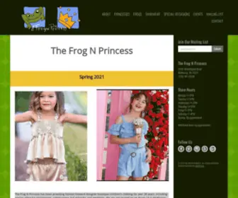 Frognprincess.com(The Frog N Princess) Screenshot