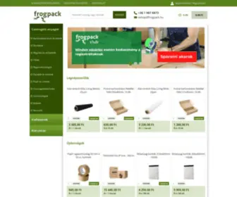 Frogpack.hu(Internetes) Screenshot