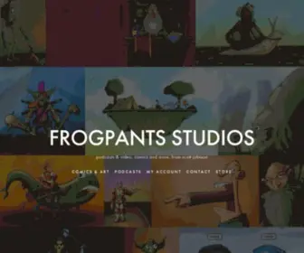 Frogpants.com(FROGPANTS STUDIOS) Screenshot