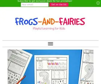 Frogs-AND-Fairies.com(Frogs and Fairies) Screenshot