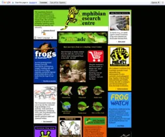 Frogs.org.au(Frogs are everything and everything) Screenshot