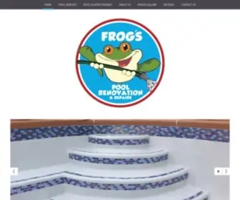 Frogspoolrenovation.com(Frog's Pool Renovation) Screenshot