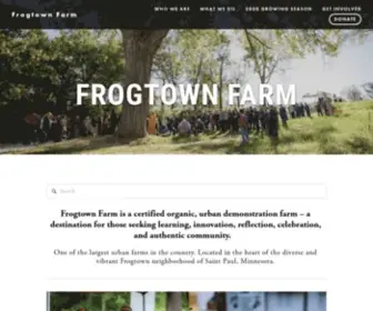 Frogtownfarm.org(Frogtown Farm) Screenshot