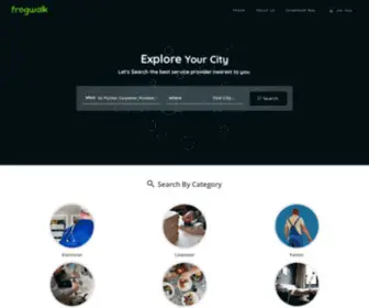 Frogwalks.com(Frogwalk-Your Search Partner) Screenshot
