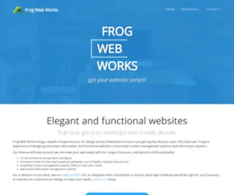 Frogwebworks.co.nz(Website Design and Development by Frog Web Works Ltd) Screenshot