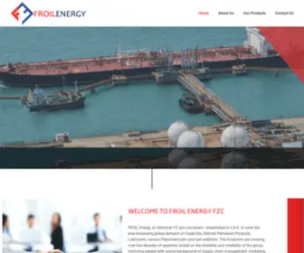 Froilenergy.com(SHARJAH, U.A.E) Screenshot