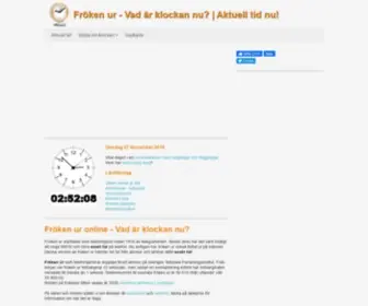 Frokenur.com(Fröken ur) Screenshot