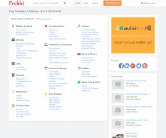 Frokht.com(Free Classifieds in Pakistan Mobile) Screenshot