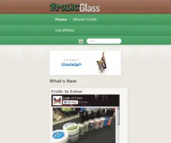 FrolicGlass.com(Frolic Glass) Screenshot