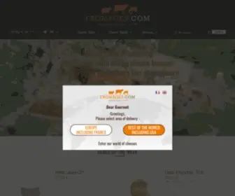 Fromages.com(The best of french cheese) Screenshot