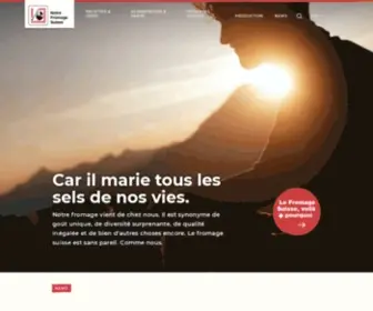 Fromagesuisse.ch(Notre Fromage Suisse) Screenshot