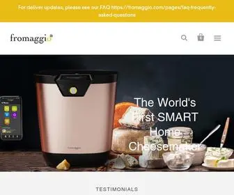 Fromaggio.com(The World's First SMART Home Cheese Making Machine by Fromaggio) Screenshot