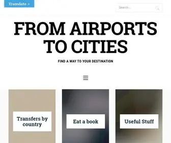 Fromairportstocities.com(Fromairportstocities) Screenshot