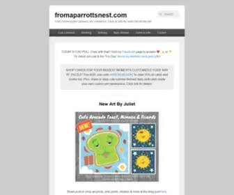 Fromaparrottsnest.com(Cute) Screenshot