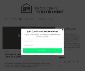 Fromcentstoretirement.com(This page) Screenshot