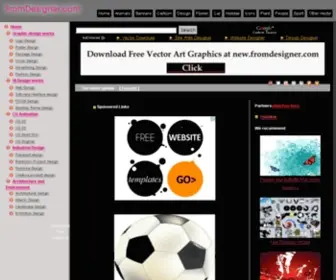 Fromdesigner.com(Download Free Vector Art Graphics and Talented designer works) Screenshot