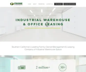 Fromeinc.com(Frome Investments) Screenshot