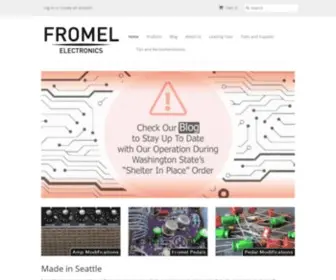 Fromelelectronics.com(Fromel Electronics) Screenshot