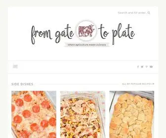 FromGatetoplate.com(Where agriculture meets culinary) Screenshot