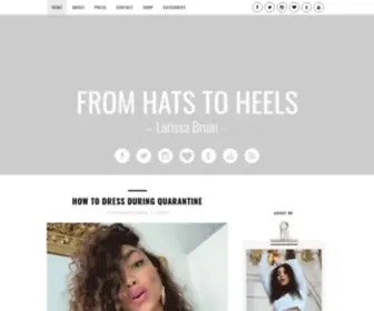 Fromhatstoheels.com(Fashion Travel and Lifestyle blog) Screenshot