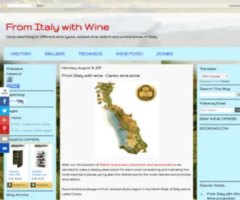 Fromitalywithwine.com(From Italy with Wine) Screenshot