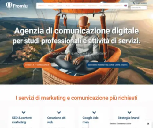 Fromlu.com(Agenzia Comunicazione Lucca per Studi Professionali) Screenshot