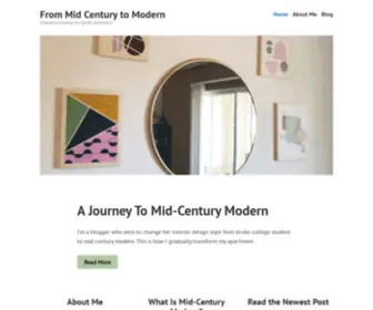 Frommidcenturytomodern.com(Gradually creating my dream apartment) Screenshot