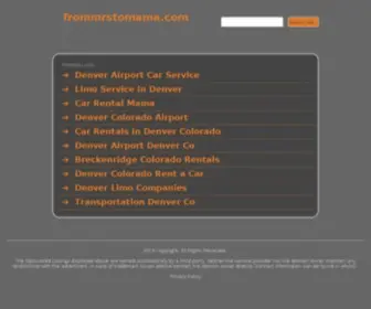 Frommrstomama.com(FROMMRSTOMAMA) Screenshot