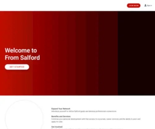 Fromsalford.com(Expand Your Network) Screenshot