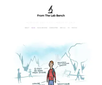 Fromthelabbench.com(Paige Jarreau blogs about all things science and) Screenshot