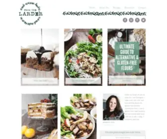 Fromthelarder.co.uk(Gluten-Free Recipes, Desserts, & Baking Essentials) Screenshot