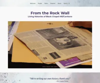 Fromtherockwall.org(From the Rock Wall) Screenshot