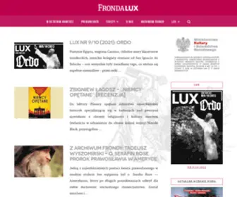 Frondalux.pl(Fronda LUX) Screenshot