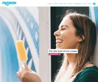 Froneri.com(Froneri Ice Cream) Screenshot