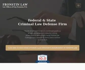 Fronstinlaw.com(Law Offices of Guy Fronstin) Screenshot