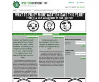 Front-Lineinc.com(Frontline Distribution) Screenshot